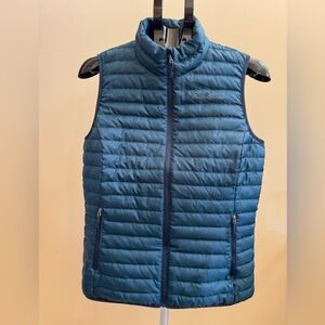 Eddie Bauer Teal Quilted Packable Puffer Vest